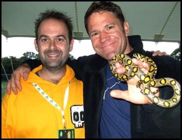 Jonathan with Steve Backshall